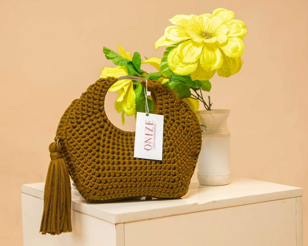 ONIZE Midnight Weave Tote